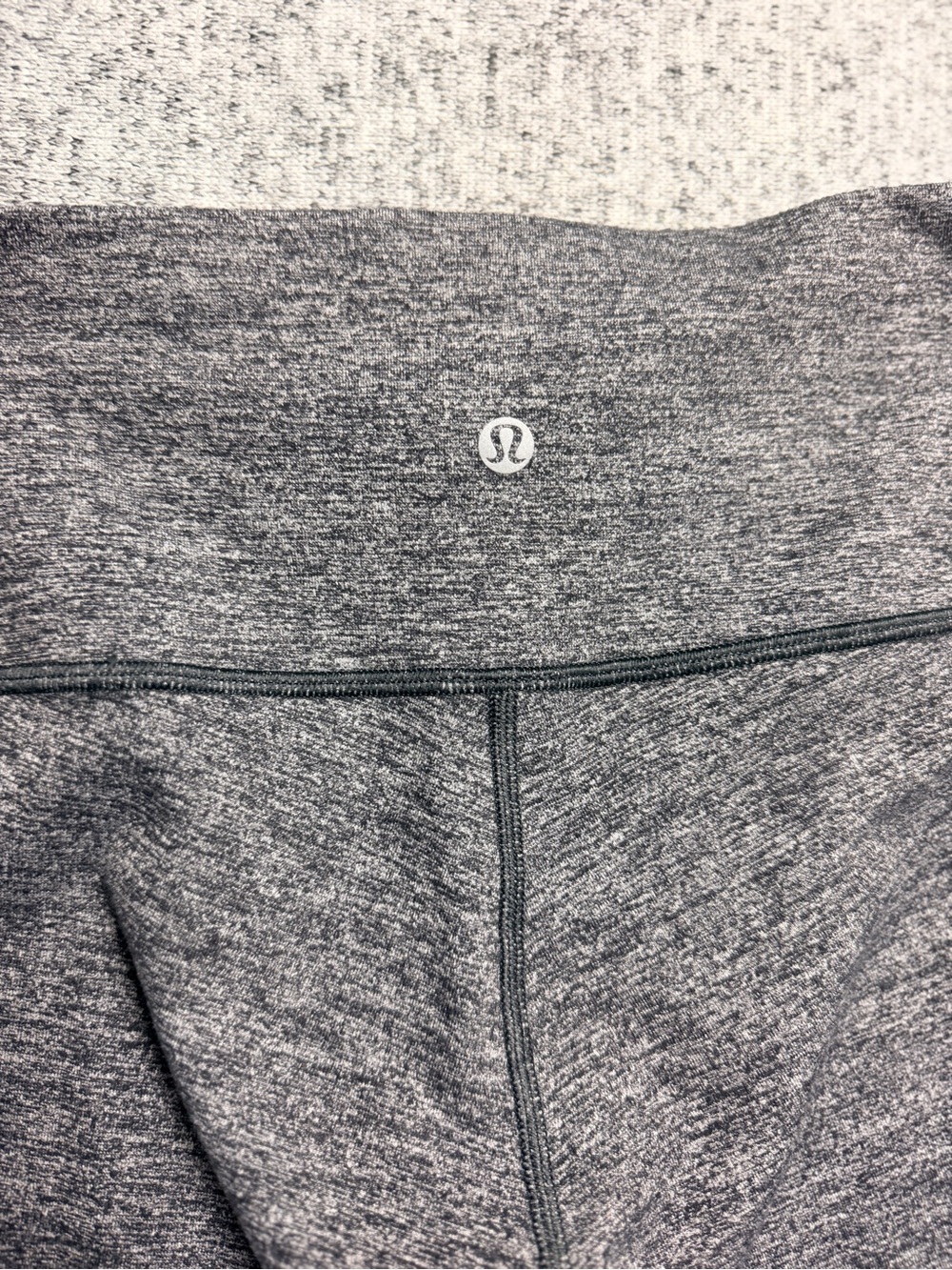lululemon Heathered Gray High-Waist Performance leggings
